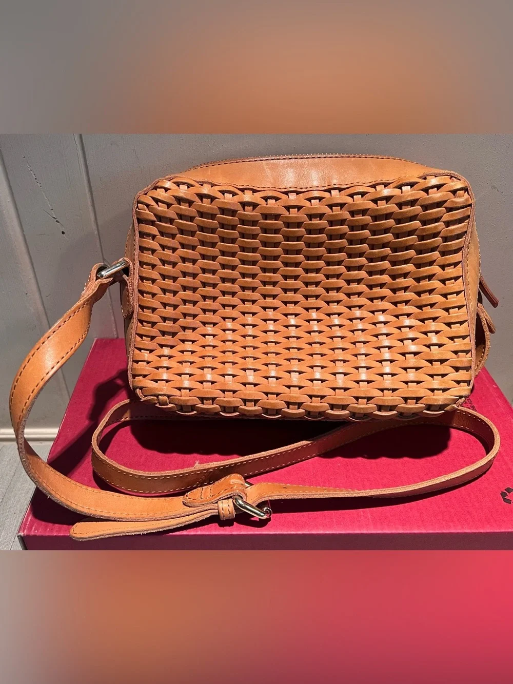 & Other Stories Woven Crossbody Bag/tote/Purse in Tan